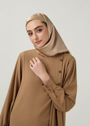 Chocolate Mousse Buttoned Tunic
